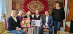 Илья Стопченко поздравил с 65-летием брака семейную пару Скрипкиных