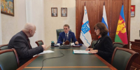 Председатель Городского Собрания Сочи Виктор Филонов провел встречу с руководством Контрольно-счетной палаты города - Городское Собрание