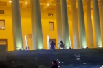 В Сочи байкеры прокатились по лестнице Зимнего театра