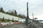 На трассе в Хостинском районе Сочи построят 80-метровую подпорную стену