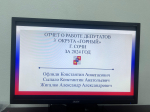 Депутаты ГСС по округу №3 «Горный» Константин Офлиди, Александр Жигалко и Константин Сыпало отчитались о проделанной работе в 2024 году перед активом ТОСов.