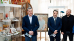 Депутаты Константин Офлиди, Александр Жигалко и Константин Сыпало приняли участие в открытии выставки, посвященной легендарному ученому, ветерану Великой Отечественной войны, Почетному гражданину города Сочи Борису Аркадьевичу Лапину