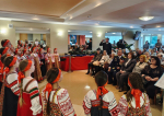 В фойе Лазаревского Центра национальных культур состоялся праздничный концерт муниципального ансамбля народных инструментов «Славяне»