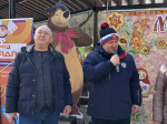 Владимир Елединов вместе с коллегами - депутатами Родионом Цырульником и Александром Захаровым приняли участие в торжественной части празднования Масленицы на Мацесте
