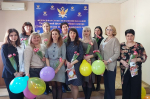 7 марта в Тихорецком филиале учебного центра поздравили женщин - коллег и обучаемых с Международным женским днем!