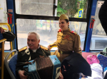 Творческая агитбригада Лазаревского Центра национальных культур в городе!