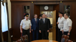 Руководитель Главного управления МВД Краснодарского края Олег Агарков, глава Сочи Андрей Прошунин и председатель Горсобрания Сочи Виктор Филонов приняли участие в торжественном мероприятии ко Дню России