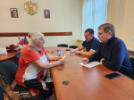 Депутаты избирательного округа «Лазаревский» Виктор Филонов и Павел Афанасьев провели плановый прием граждан