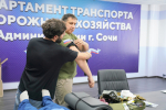 В Сочи для водителей общественного транспорта провели занятие по оказанию первой помощи