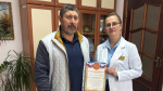 Коллектив отдельного медицинского батальона поблагодарил депутата Городского Собрания Сочи  Ульяну Катриченко за помощь военному госпиталю
