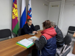 Илья Стопченко провел личный прием граждан пгт. Дагомыс