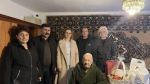 Ульяна Катриченко поздравила ветерана Великой Отечественной войны Василия Максимовича Ткаченко наступающими праздниками