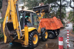 В период новогодних праздников в Сочи с дорог убрано 70000 кубических метров снега