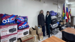 Депутат Ульяна Катриченко и жители Волковского округа передали бойцам на передовую и в госпитали костюмы «Леший», генераторы, мёд, лекарства
