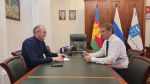 Председатель Горсобрания Сочи Виктор Филонов провел встречу с депутатом Эдуардом Обуховичем