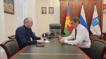 Председатель Горсобрания Сочи Виктор Филонов провел встречу с депутатом Эдуардом Обуховичем