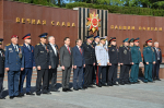 Глава Сочи Андрей Прошунин и председатель Городского Собрания Сочи Виктор Филонов в День Победы возложил цветы к Вечному огню на Завокзальном мемориальном комплексе