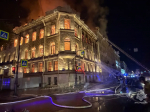 В центре Петербурга ликвидировали пожар в особняке Миллера