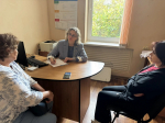 Депутат Ульяна Катриченко организовала выездной медосмотр и прием граждан в селах Лазаревского района