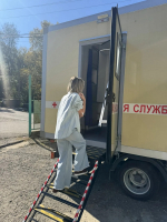 Депутат Ульяна Катриченко организовала выездной медосмотр и прием граждан в селе Нижнее Уч-Дере Лазаревского района